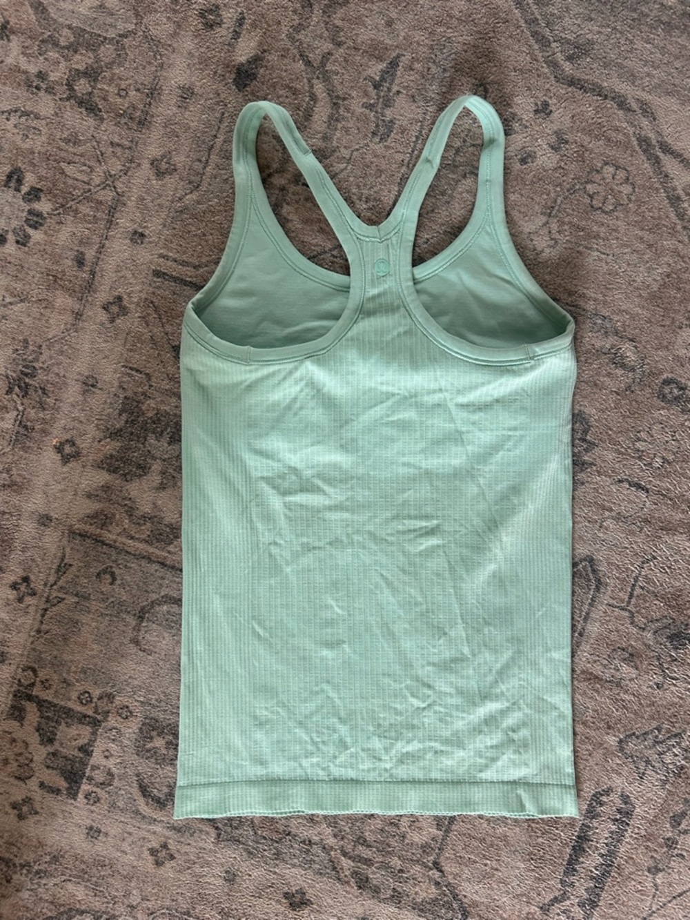 Lululemon Racerback Tank in seafoam Green